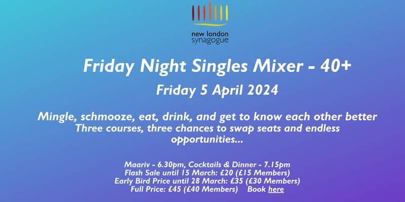 Banner Image for Friday Night Singles Mixer 40+