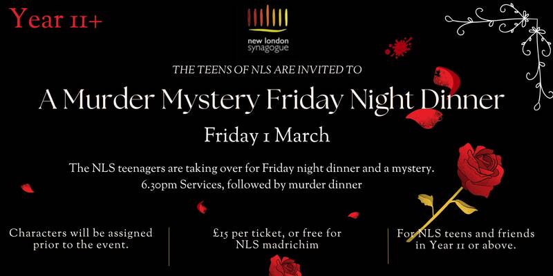 Banner Image for Yr 11+ Murder Mystery Friday Night Dinner